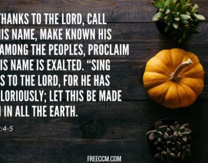 Give thanks to the Lord, call on His name!