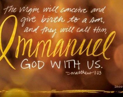 Immanuel, God With us!